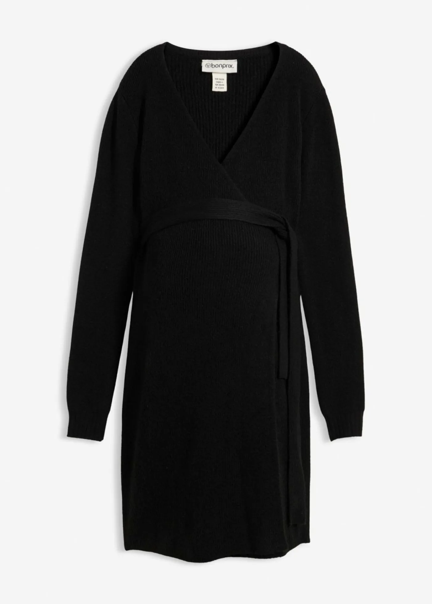 Best Vestido cruzado de punto para durante y después del embarazo Mujer Premamá