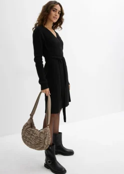 Best Vestido cruzado de punto para durante y después del embarazo Mujer Premamá