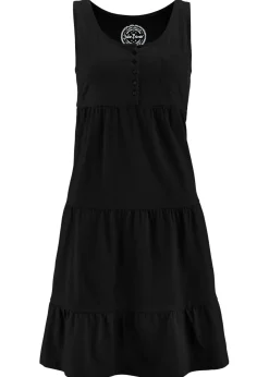 Clearance Vestido de algodón corto Mujer Vestidos