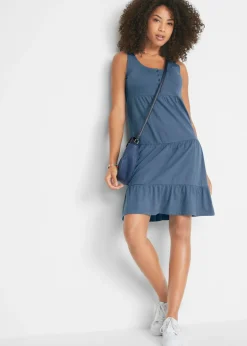 Clearance Vestido de algodón corto Mujer Vestidos