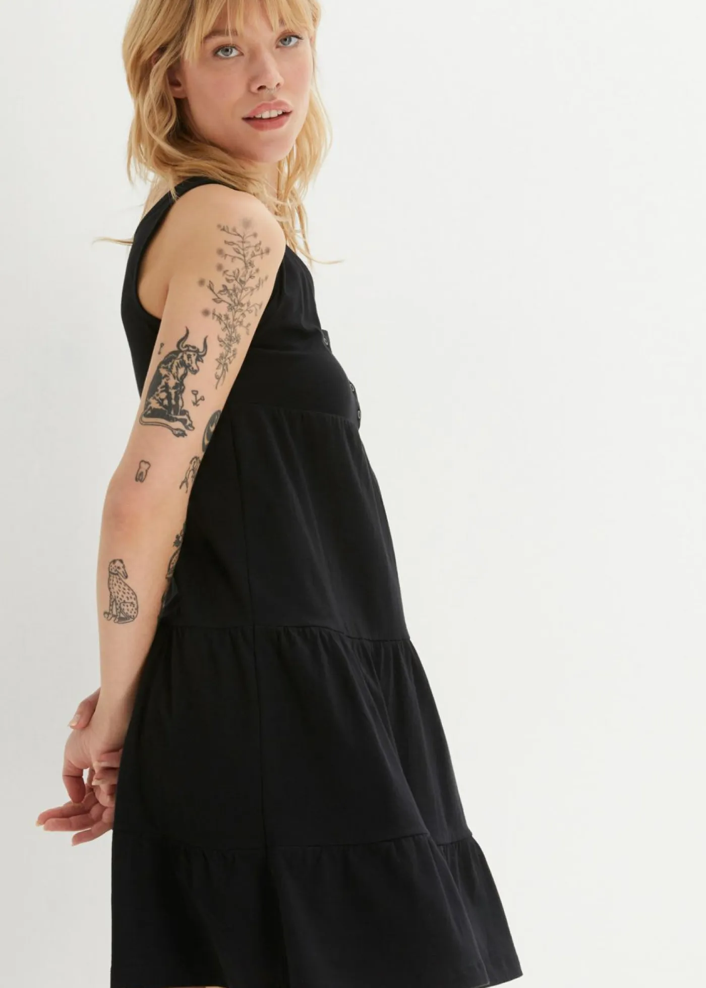 Best Vestido de algodón corto Mujer Vestidos