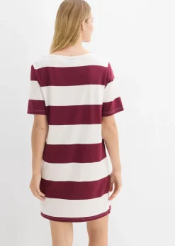 Sale Vestido de algodón orgánico puro con corte boxy Mujer Básicos|Vestidos