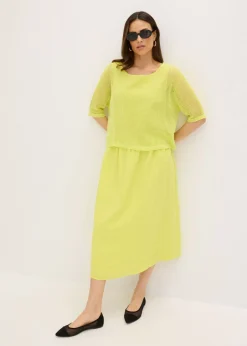 New Vestido de aspecto 2 en 1 Mujer Vestidos