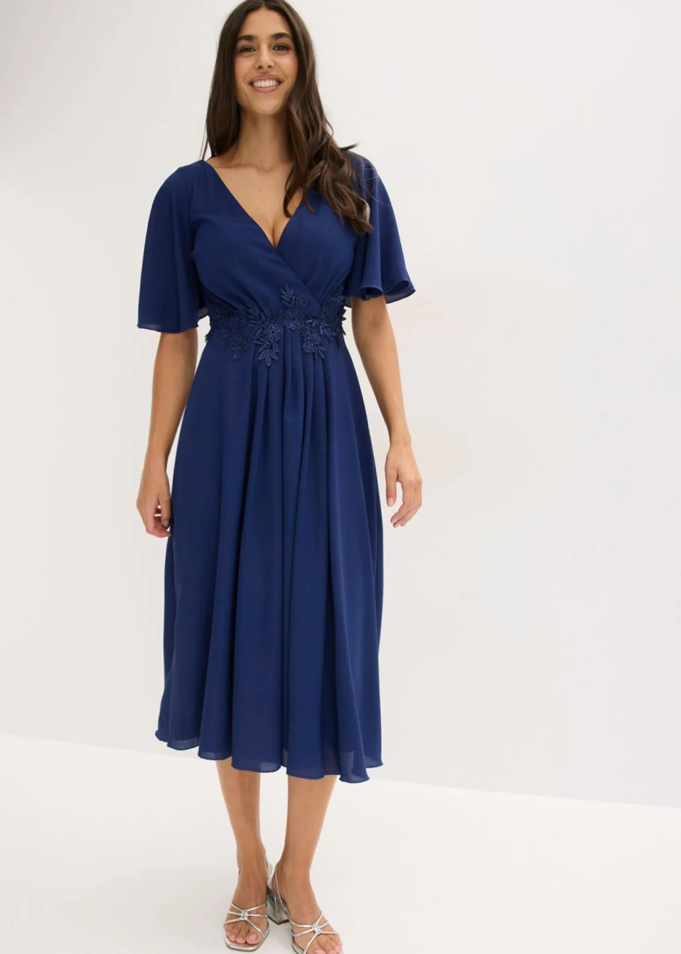 New Vestido de cóctel con aplicación de encaje Mujer Vestidos|Novedades
