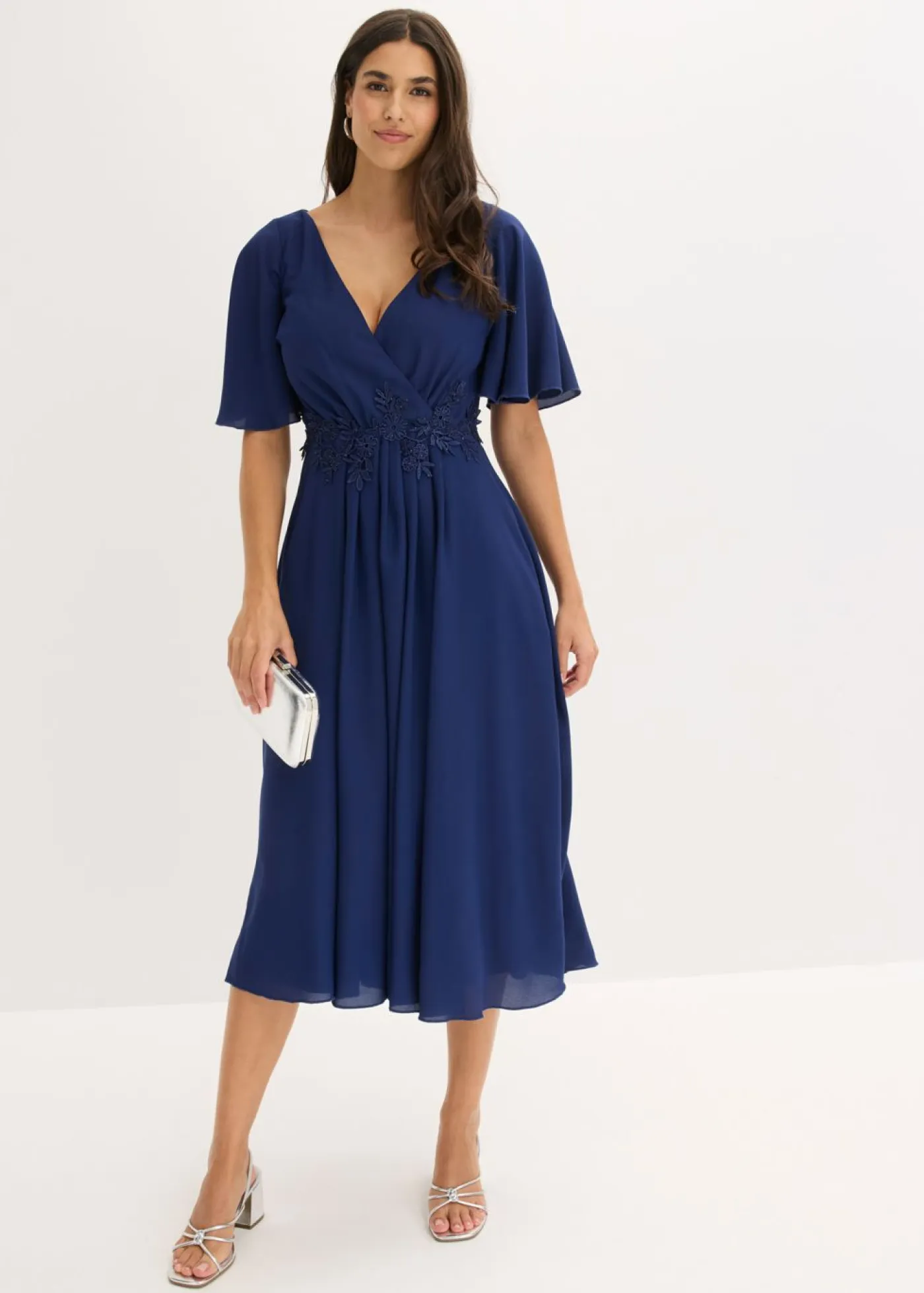 New Vestido de cóctel con aplicación de encaje Mujer Vestidos|Novedades
