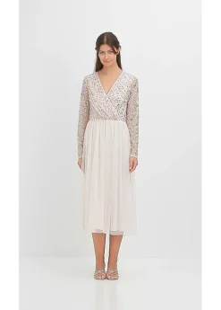 New Vestido de cóctel con bordado de lentejuelas Mujer Vestidos|Novedades