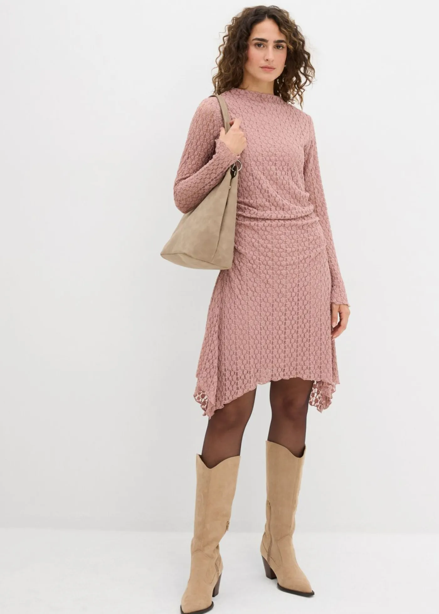 Clearance Vestido de encaje con dobladillo irregular Mujer Vestidos