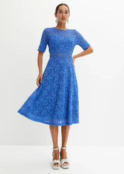 Vestido de encaje con ganchillo Mujer Vestidos|Ropa Elegante