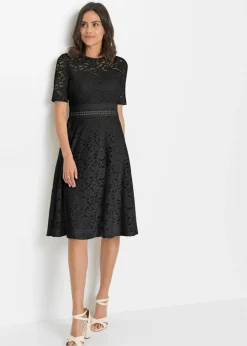Online Vestido de encaje con ganchillo Mujer Vestidos|Ropa Elegante