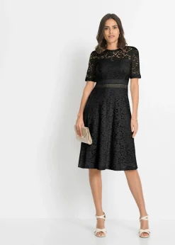 Online Vestido de encaje con ganchillo Mujer Vestidos|Ropa Elegante