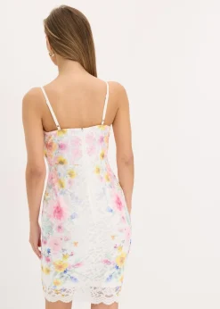New Vestido de encaje con tirantes Mujer Vestidos|Ropa Elegante