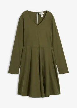New Vestido de franela ligero de algodón puro Mujer Vestidos