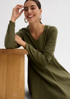 New Vestido de franela ligero de algodón puro Mujer Vestidos