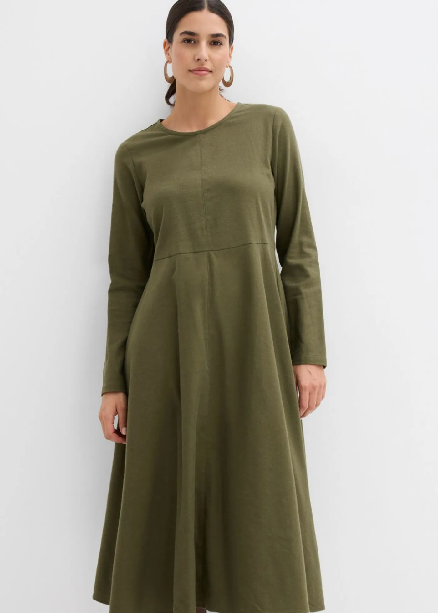 Outlet Vestido de franela ligero de algodón puro Mujer Vestidos