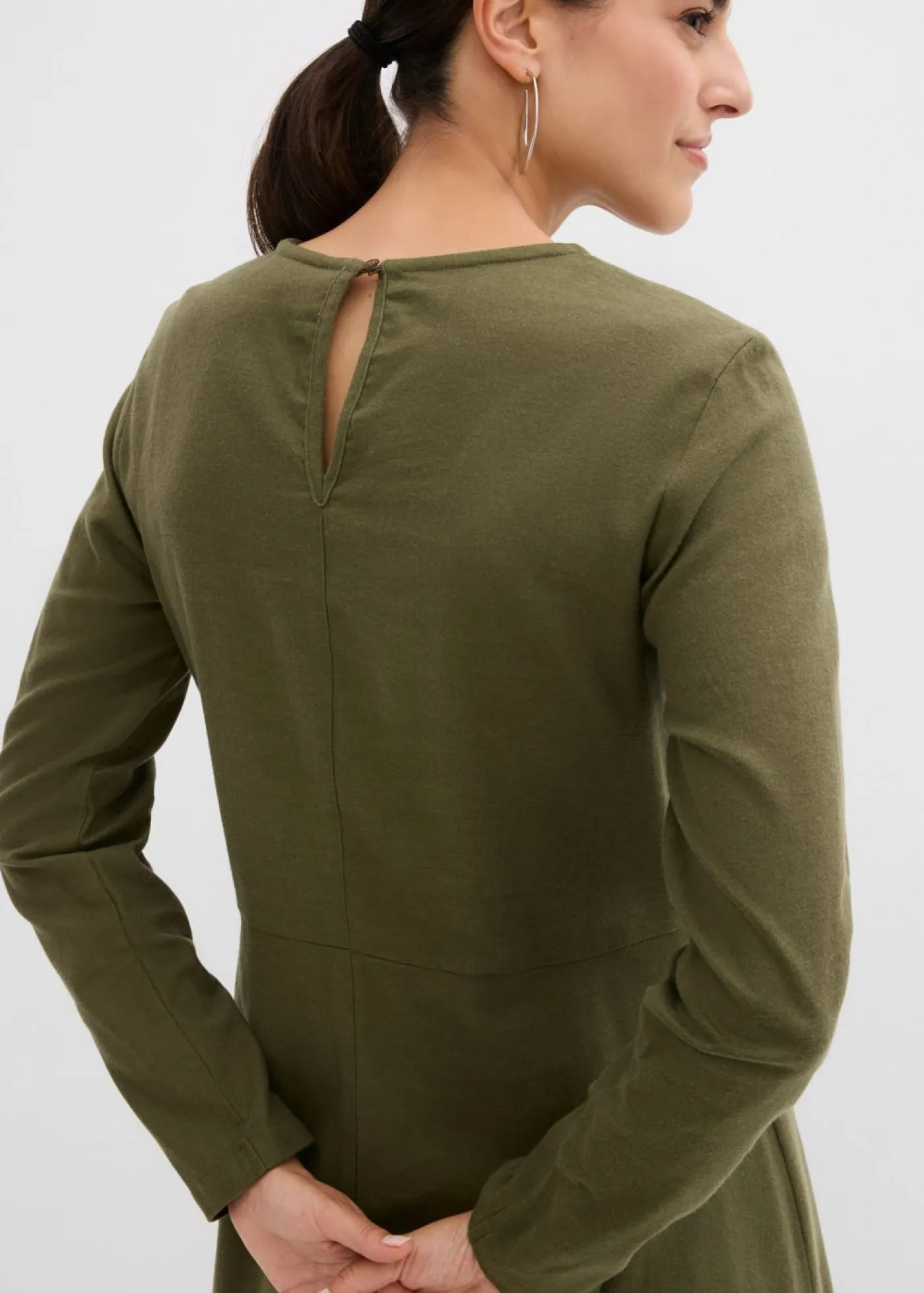 Outlet Vestido de franela ligero de algodón puro Mujer Vestidos
