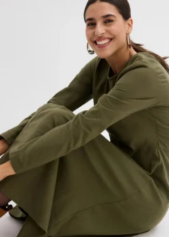 Outlet Vestido de franela ligero de algodón puro Mujer Vestidos