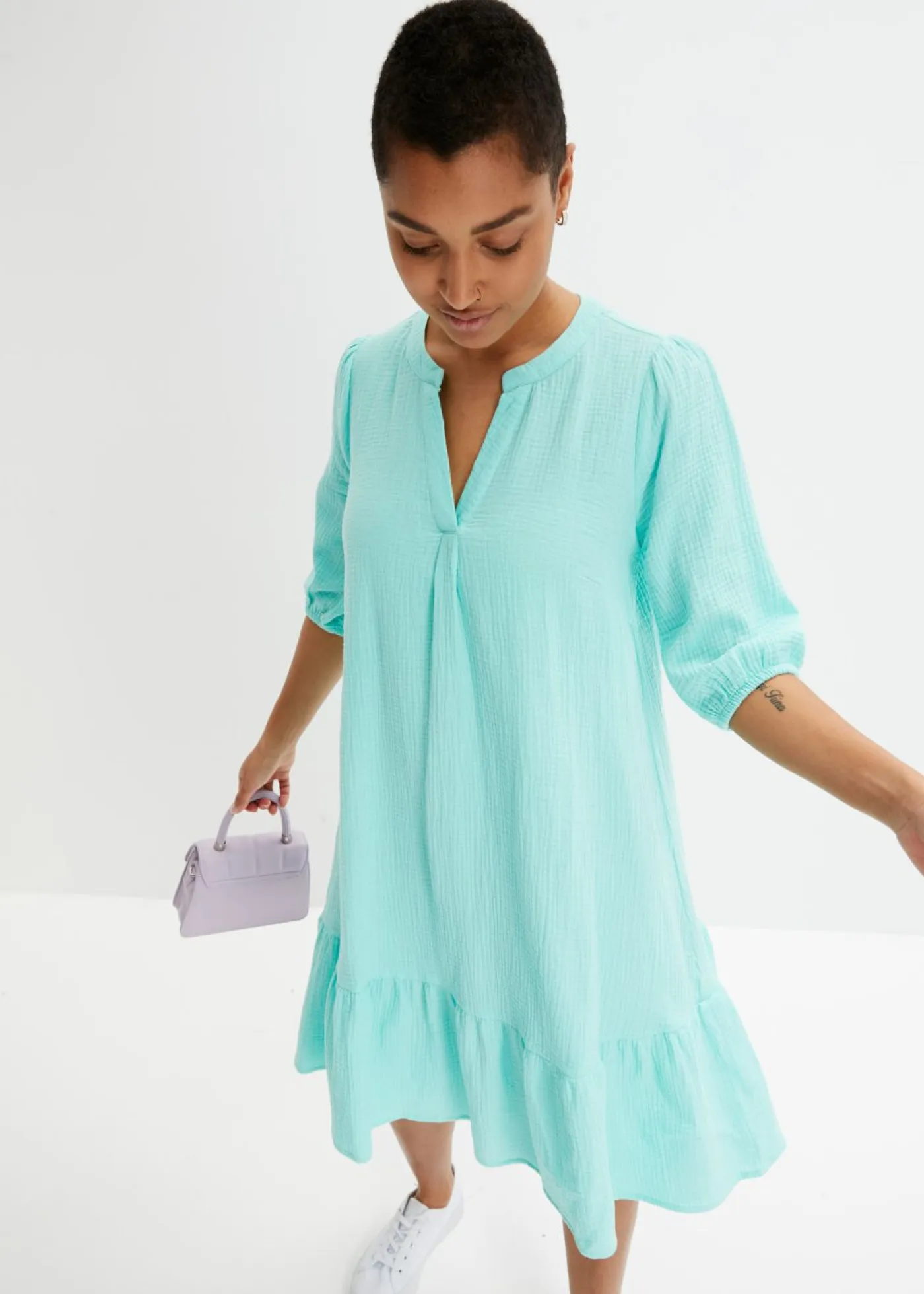 Discount Vestido de gasa Mujer Vestidos