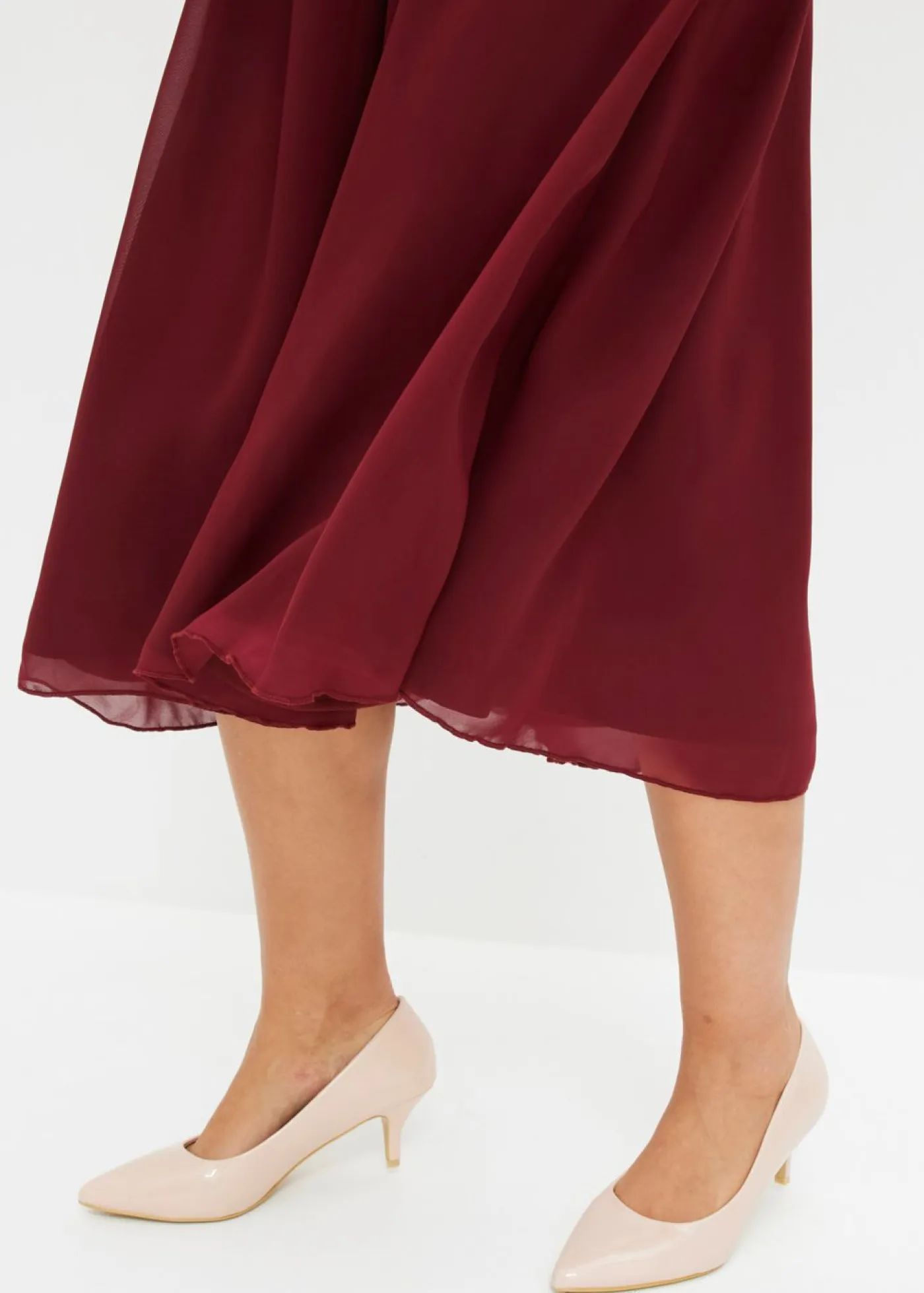 Hot Vestido de gasa con aplicación de piedras Mujer Vestidos|Ropa Elegante