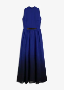 Sale Vestido de gasa con cuello e inserción en la cintura Mujer Vestidos|Ropa Elegante