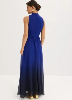Sale Vestido de gasa con cuello e inserción en la cintura Mujer Vestidos|Ropa Elegante