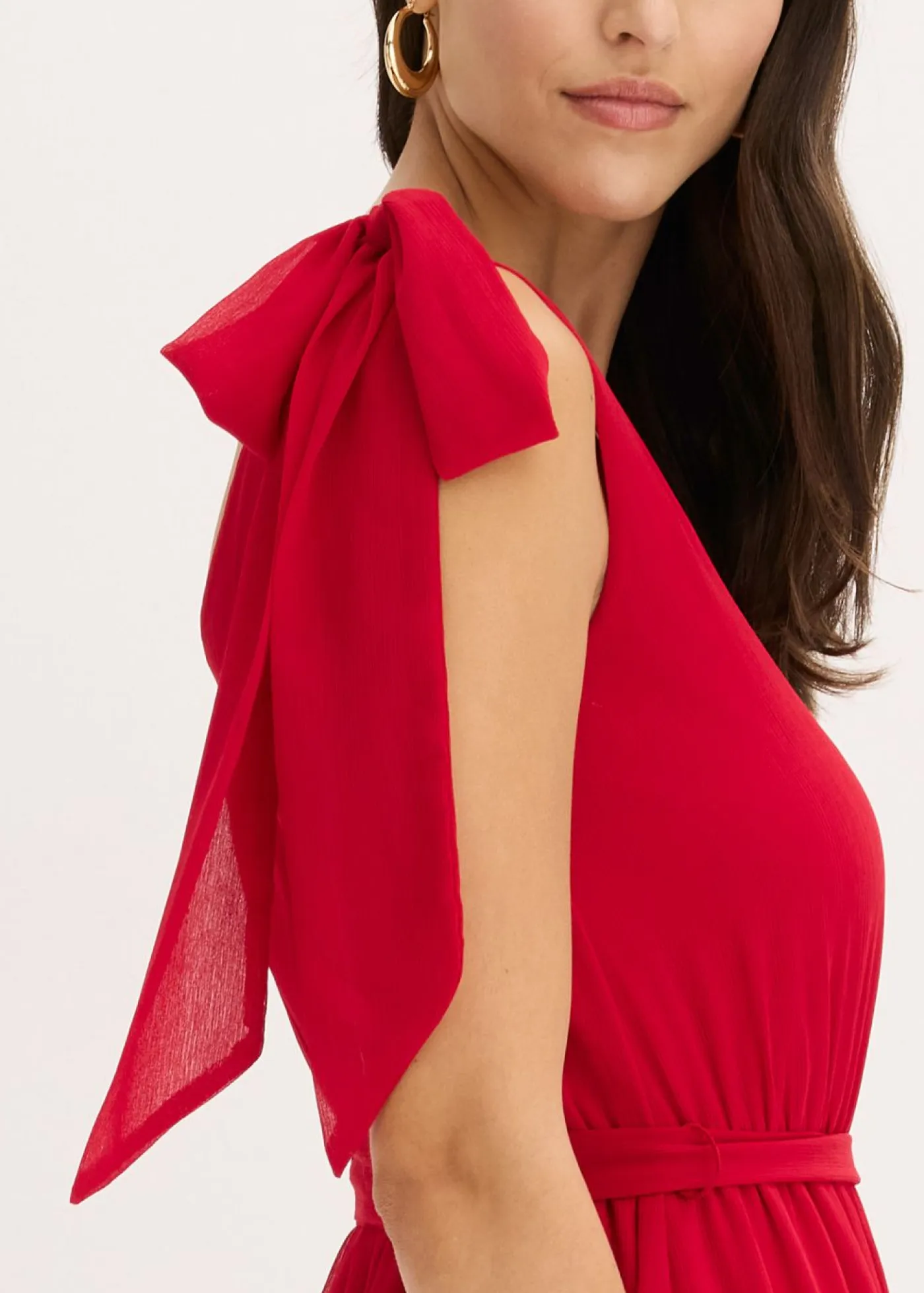 Online Vestido de gasa con detalles de lazo Mujer Vestidos|Ropa Elegante