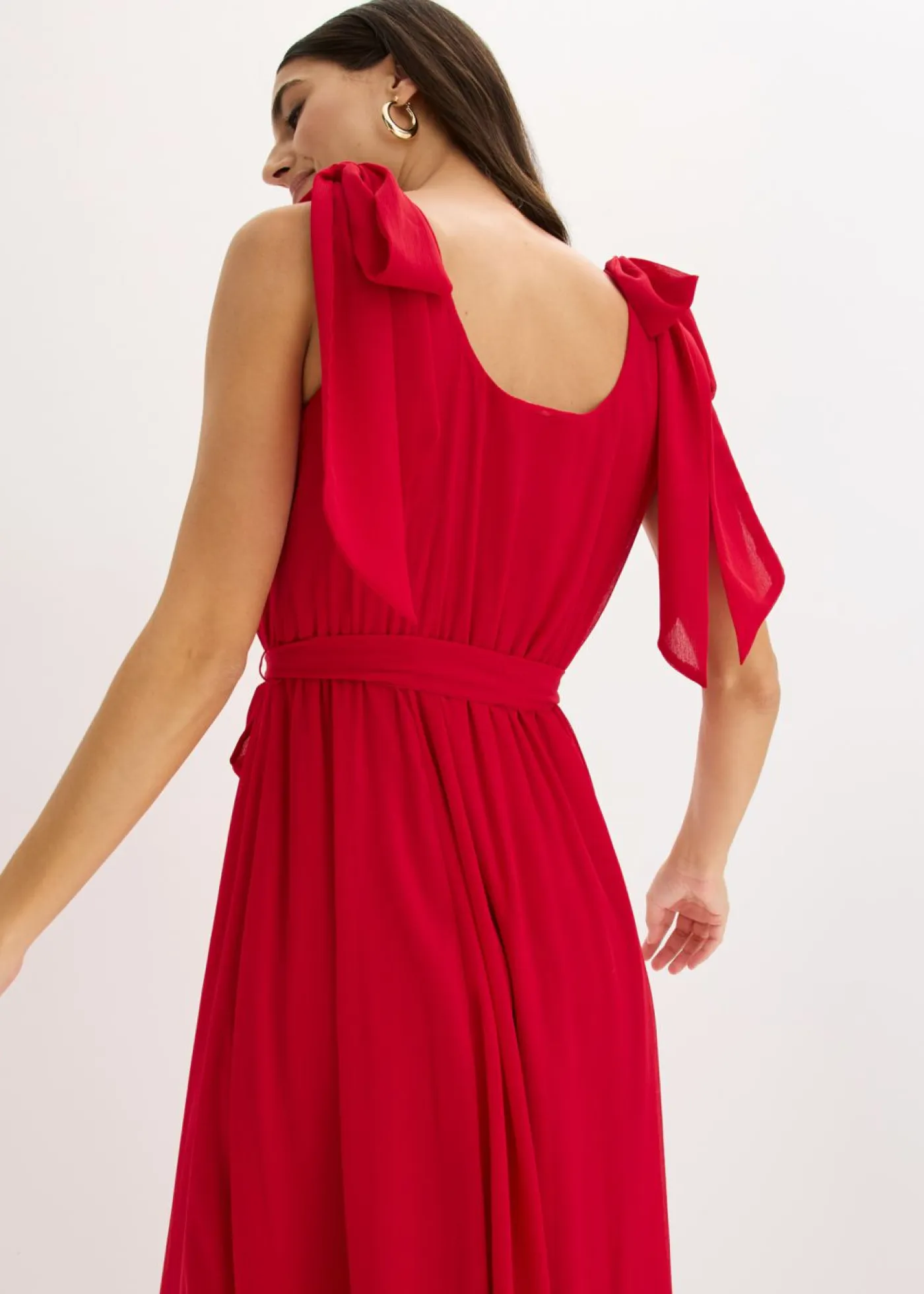 Online Vestido de gasa con detalles de lazo Mujer Vestidos|Ropa Elegante