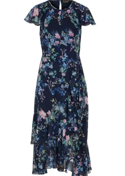 Sale Vestido de gasa con mangas tipo murciélago Mujer Vestidos