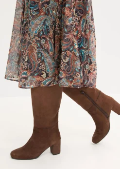 Best Vestido de gasa con patrón de paisley Mujer Vestidos|Tallas Pequeñas