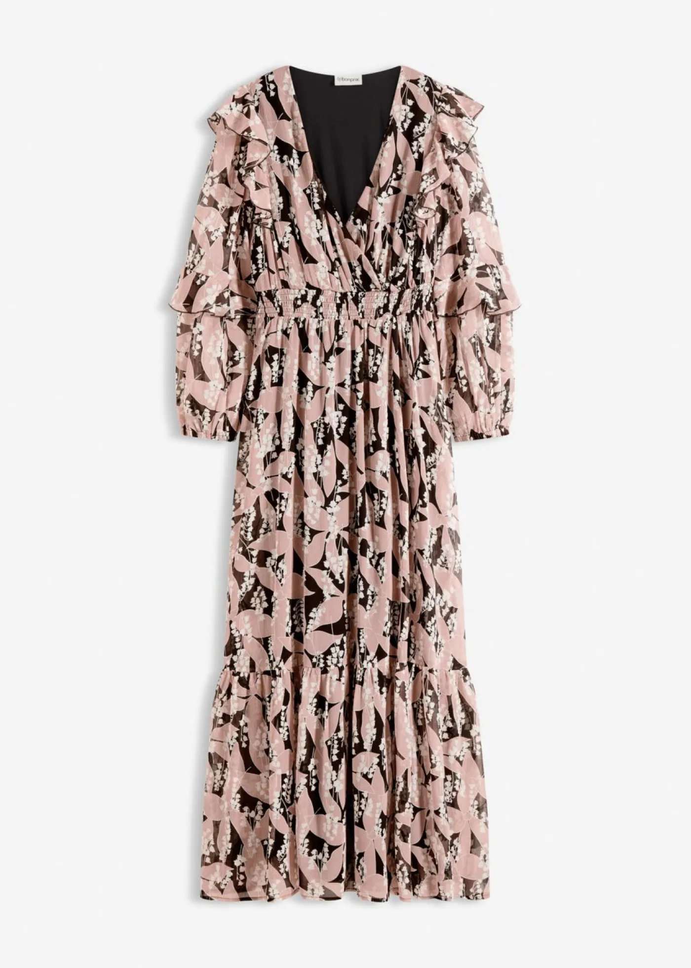 Hot Vestido de gasa con volantes Mujer Vestidos