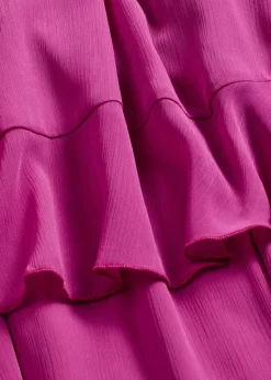 Online Vestido de gasa con volantes Mujer Vestidos