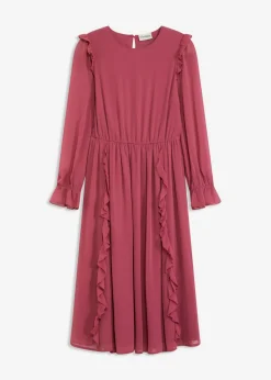 New Vestido de gasa con volantes Mujer Vestidos