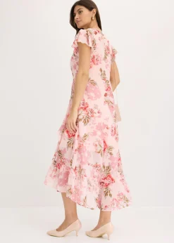 Sale Vestido de gasa con volantes Mujer Vestidos