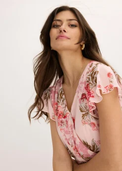 Sale Vestido de gasa con volantes Mujer Vestidos