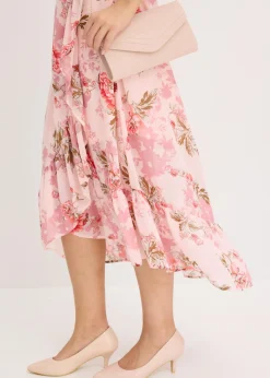 Sale Vestido de gasa con volantes Mujer Vestidos