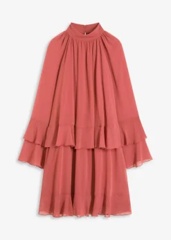 Sale Vestido de gasa con volantes Mujer Vestidos