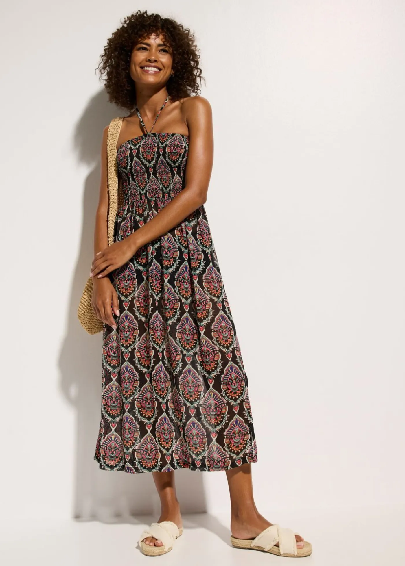 New Vestido de gasa para la playa Mujer Ropa De Playa|Vestidos