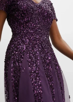 Outlet Vestido de lentejuelas Mujer Tallas Pequeñas
