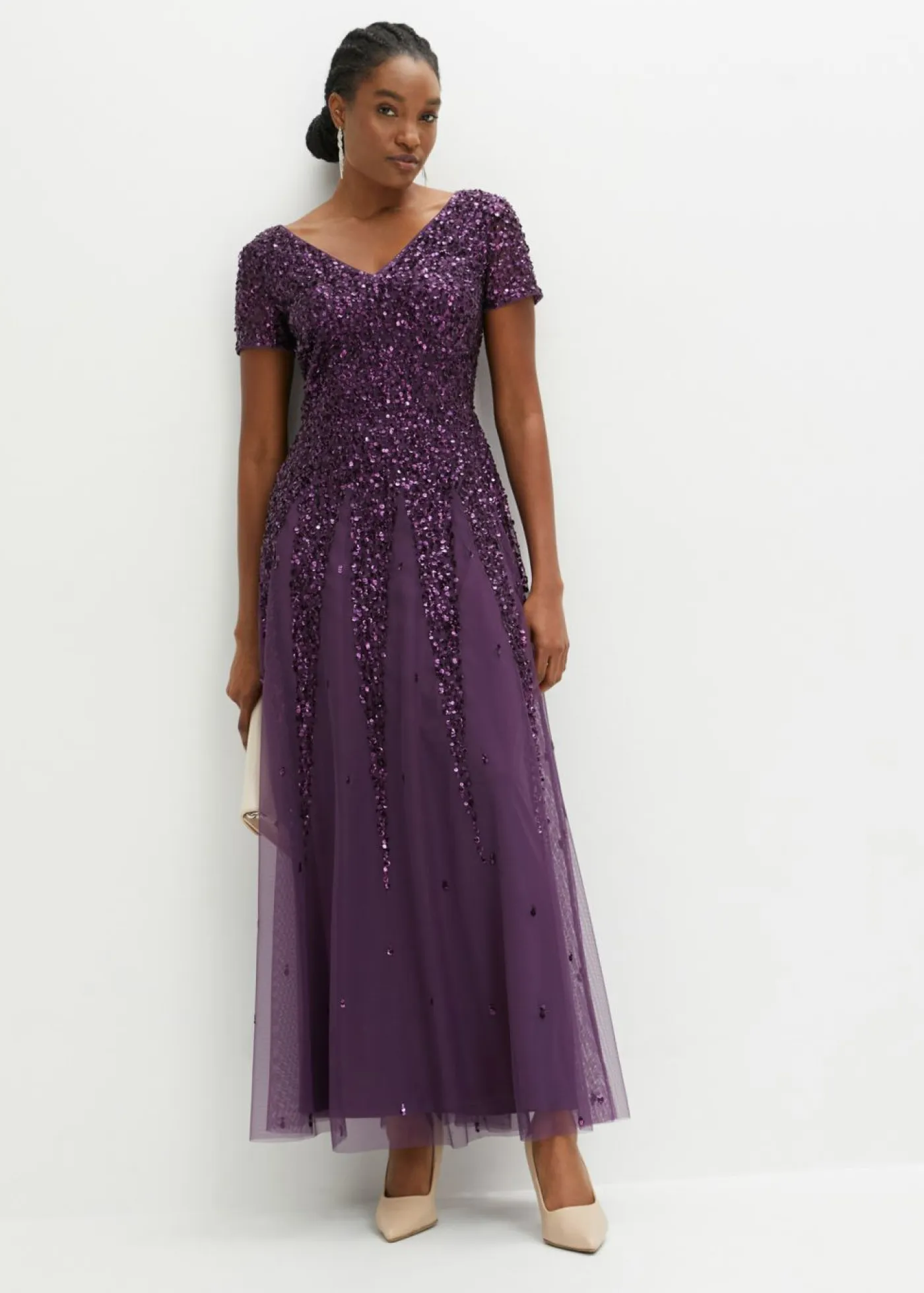 Clearance Vestido de lentejuelas Mujer Vestidos|Ropa Elegante