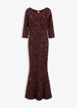 Online Vestido de lentejuelas con escote en la espalda Mujer Vestidos|Ropa Elegante