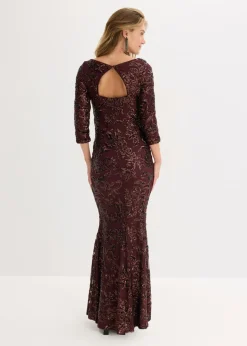 Online Vestido de lentejuelas con escote en la espalda Mujer Vestidos|Ropa Elegante