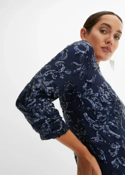 New Vestido de lentejuelas con escote en la espalda Mujer Vestidos|Tallas Pequeñas