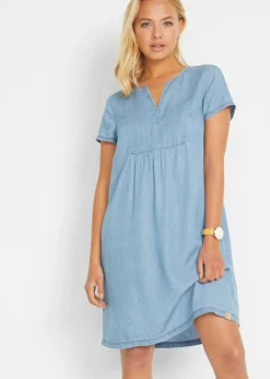 Discount Vestido de lyocell Mujer Vestidos|Novedades