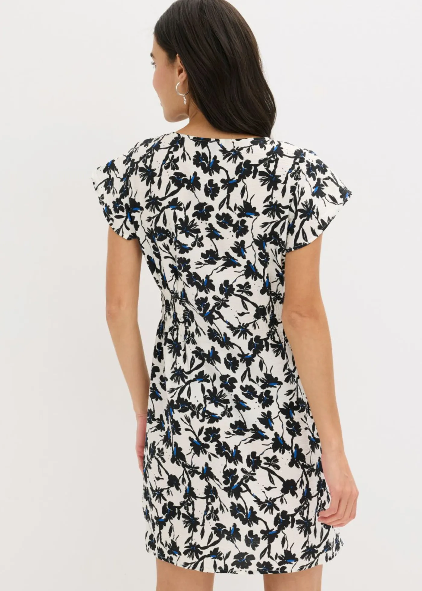 Discount Vestido de material estructurado con mangas de murciélago Mujer Vestidos