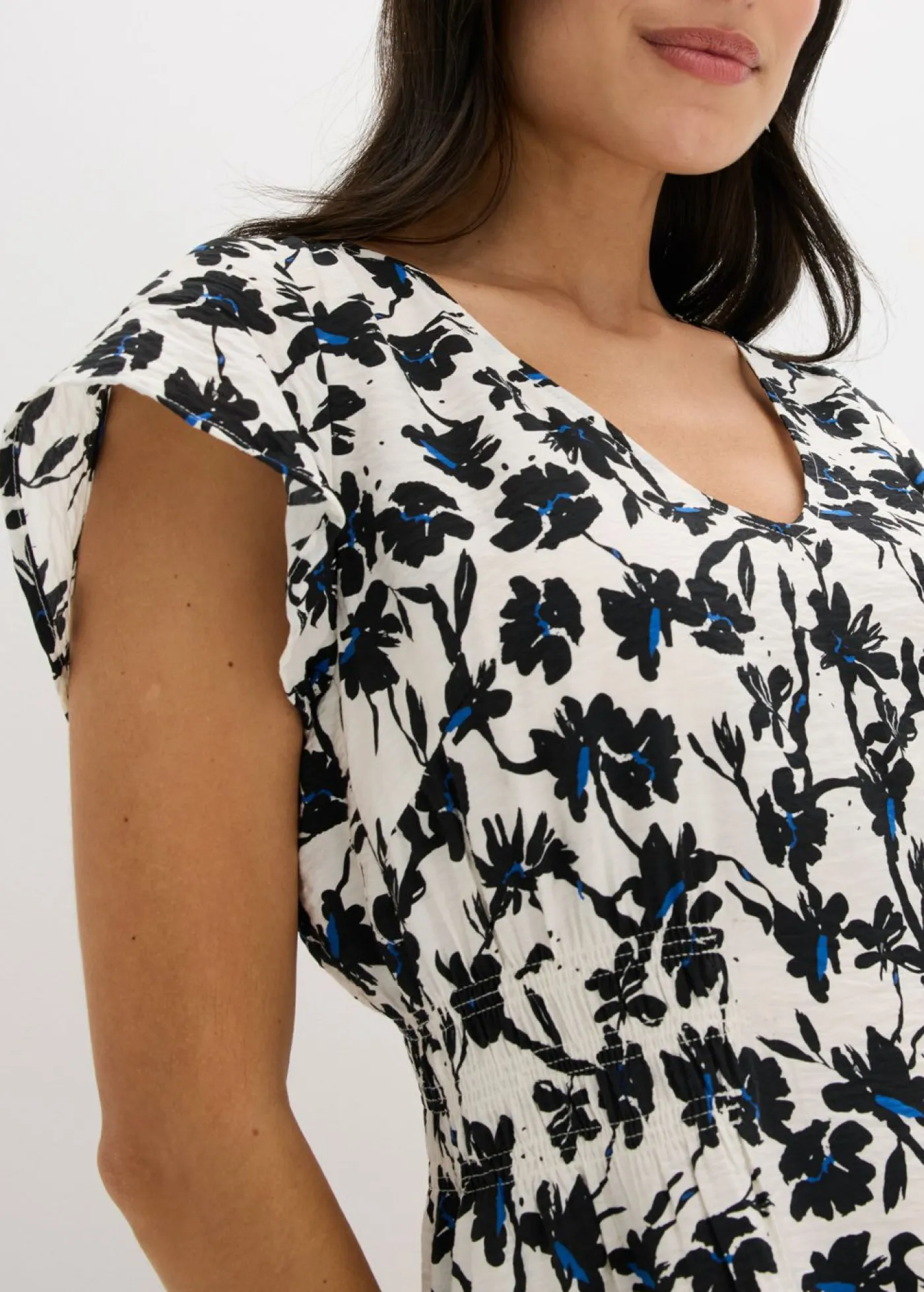 Discount Vestido de material estructurado con mangas de murciélago Mujer Vestidos