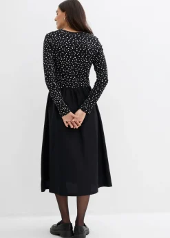 Hot Vestido de mezcla de materiales de algodón puro Mujer Vestidos