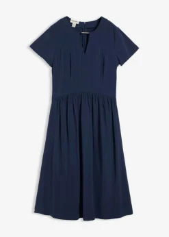 Best Vestido de mezcla de viscosa fina Mujer Vestidos|Novedades