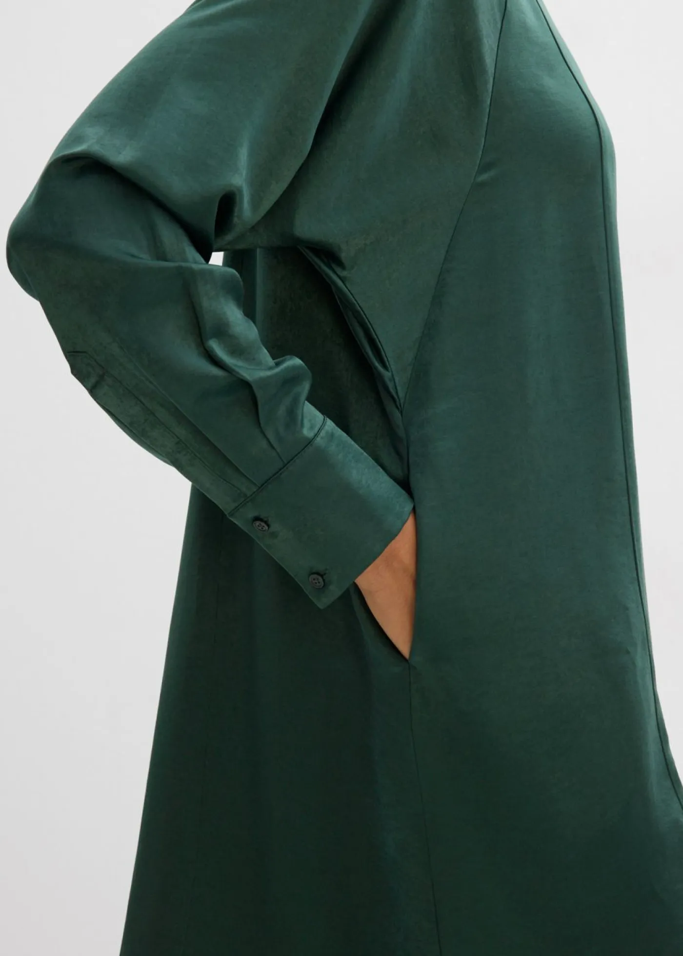 Vestido de mezcla de viscosa Mujer Esenciales|Vestidos
