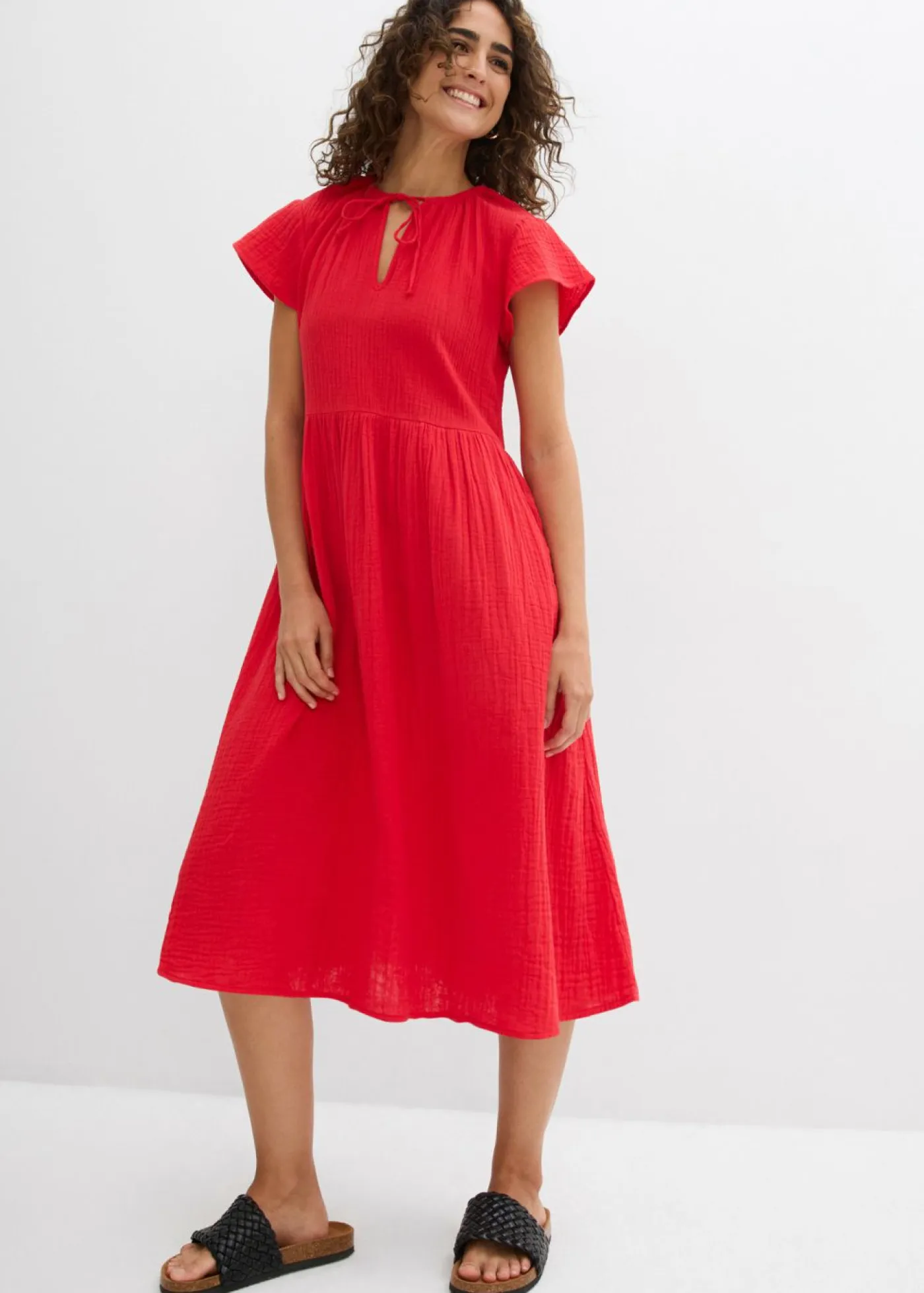 Sale Vestido de muselina suave Mujer Vestidos