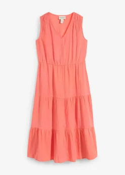Outlet Vestido de muselina suave Mujer Vestidos