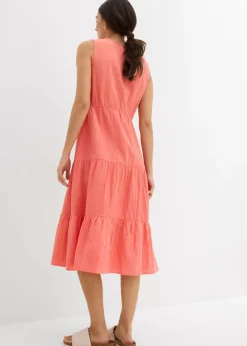 Outlet Vestido de muselina suave Mujer Vestidos